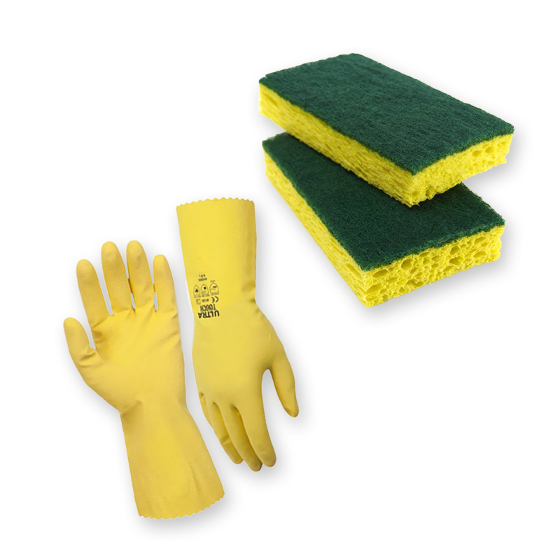 Cleaning Supplies Packaging On Wheels