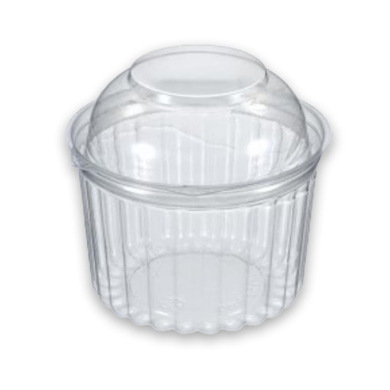 PET 16oz DOME LID SHOWBOWL - 250 PCS
