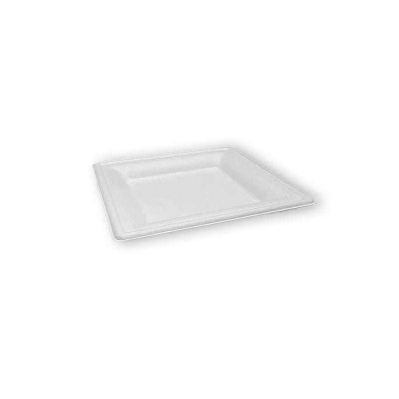 6" SUGARCANE SQUARE PLATE 600PCS