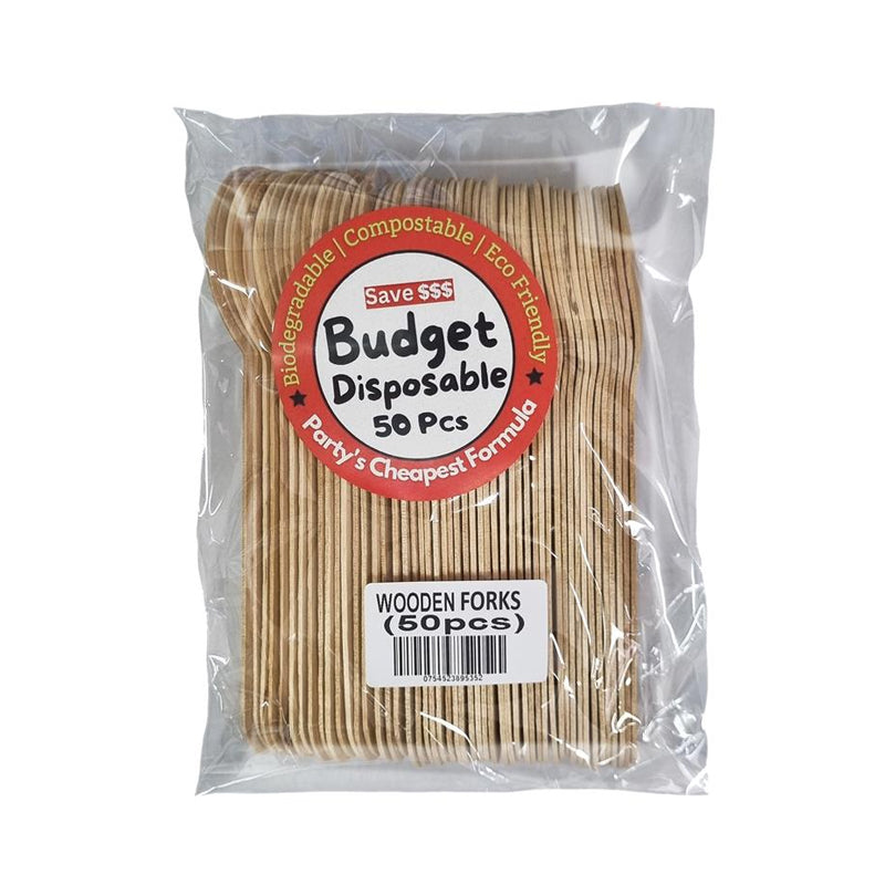 WOODEN FORK (50PCS) - $1.49 EA / CTN QTY: 40