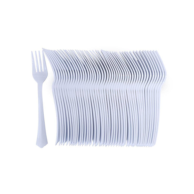 Reusable White Forks 20PK - $1.50 EA / CTN QTY: 50