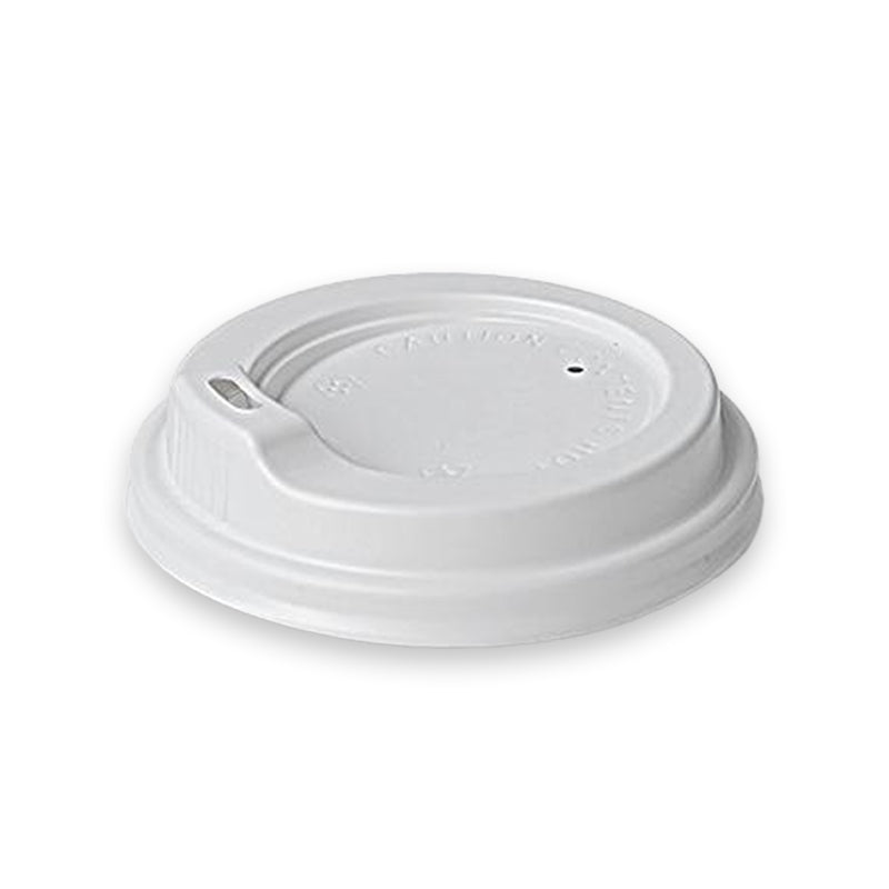 COFFEE LIDS 12 / 16OZ PS WHITE - 1000 PCS