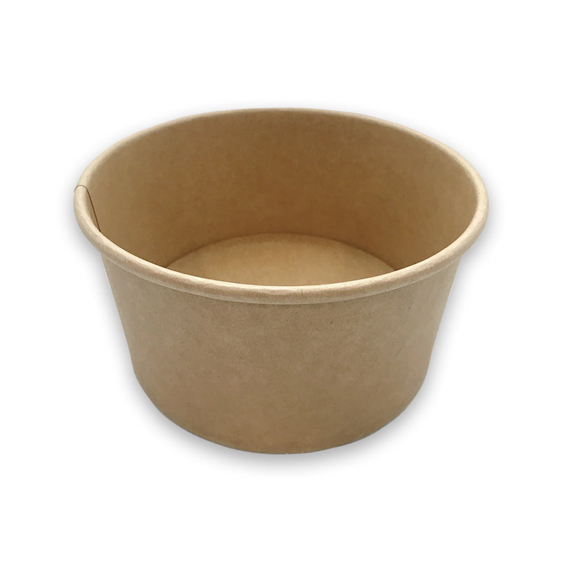 1000ml Round Kraft Container - 300PCS