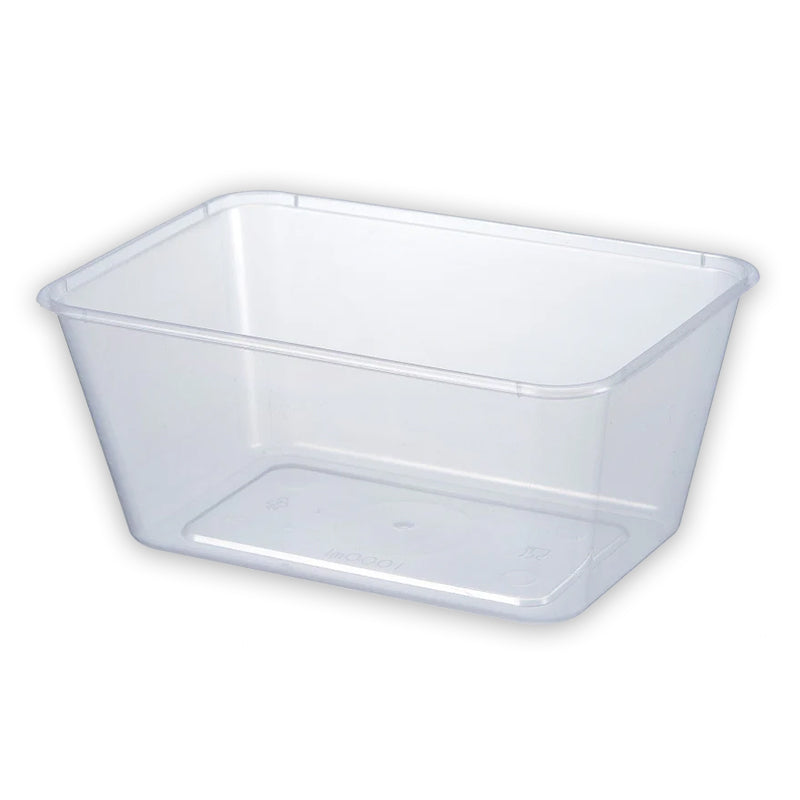 1000ML RECT TAKEWAY CONTAINER - 500PCS