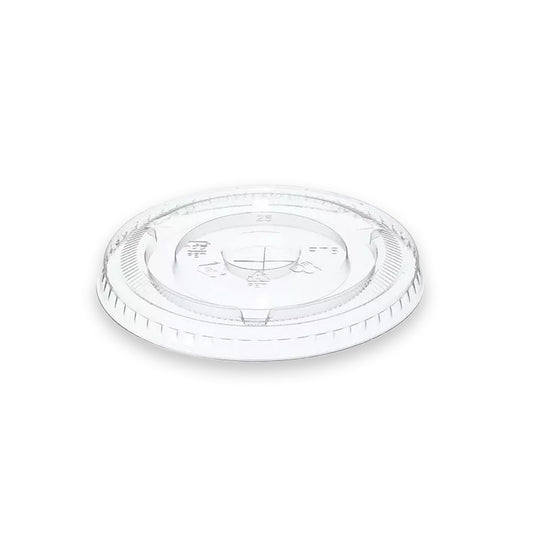 10oz LIDS 78MM CLEAR PET FLAT X-SLOT -1000PCS