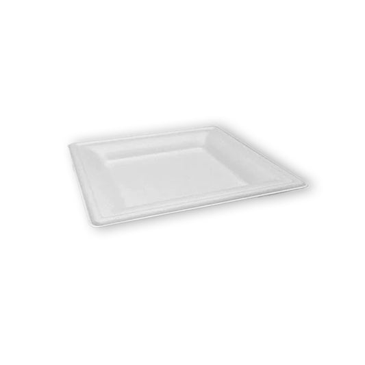 10″ PLATE SQUARE SUGARCANE 600 PCS