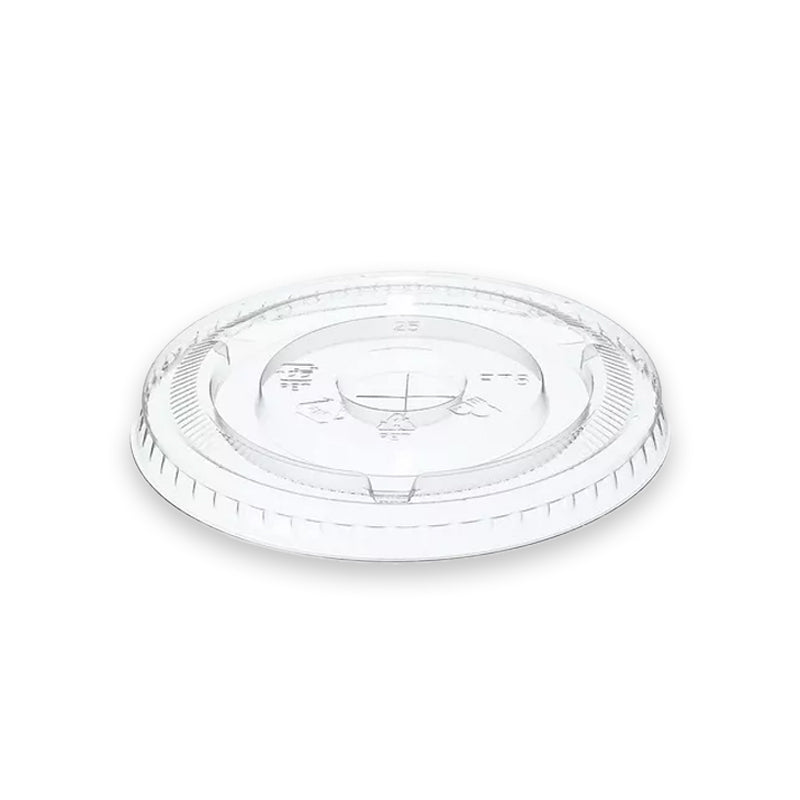 12OZ 92MM CLEAR PET FLAT LIDS X-SLOT -1000PCS