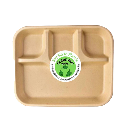 GREENWAY 4 COMP PLATE 20PCS - $6.99 EA / CTN QTY: 20