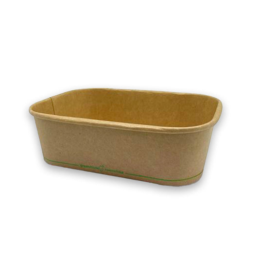 650ml Rectangular Kraft Container -300PCS