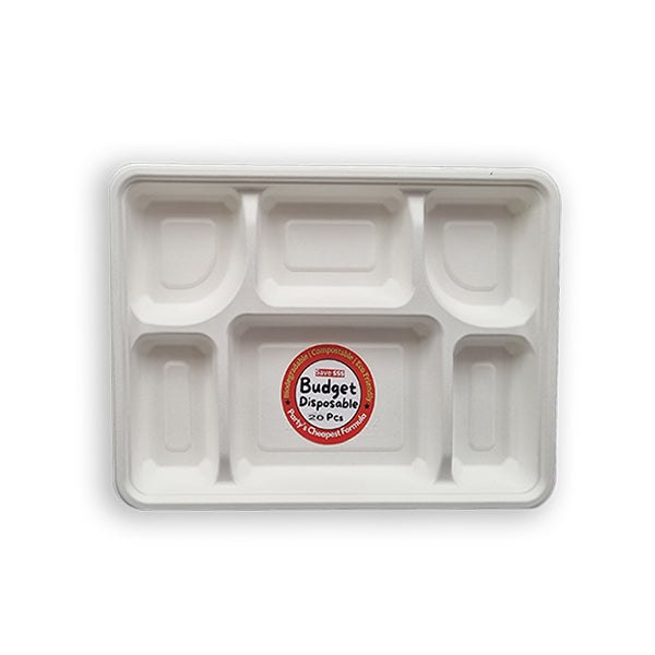EX LARGE 6 COMP DEEP PLATES (20PCS) - $8.99 EA / CTN QTY: 10