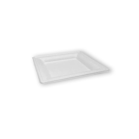 6" SUGARCANE SQUARE PLATE 600PCS