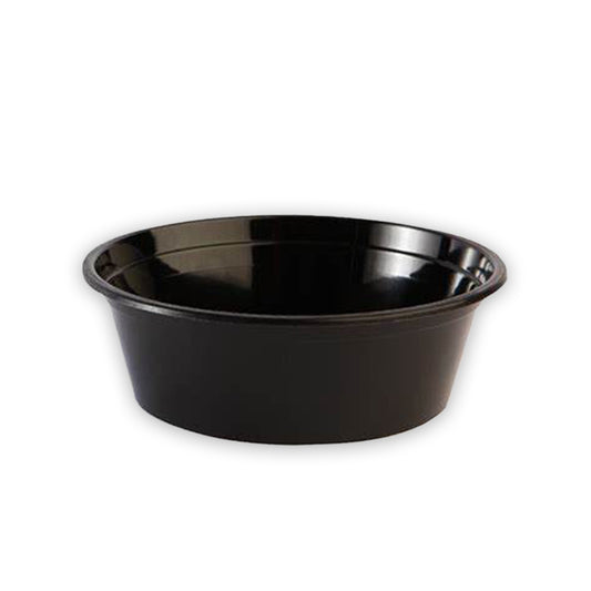 10oz BLACK ROUND CONTAINERS - 1000PCS