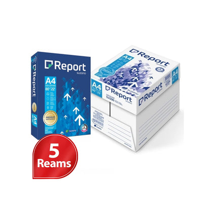 Premium Copy Paper A4 80GSM 500 pcs - $4.95 EACH Ream / CTN QTY: 5