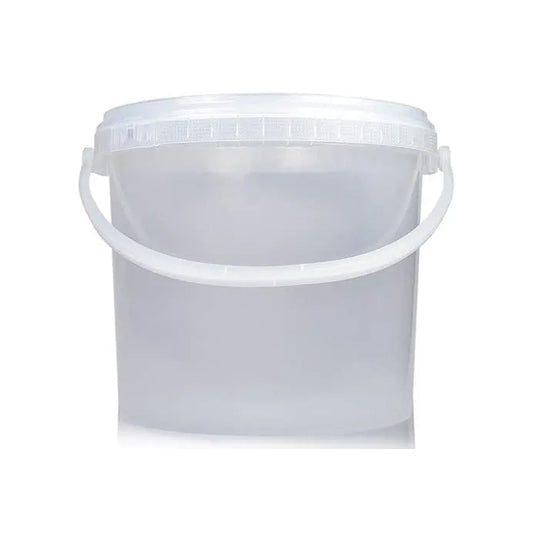 5L CLEAR BUCKET WITH HANDLE & LID