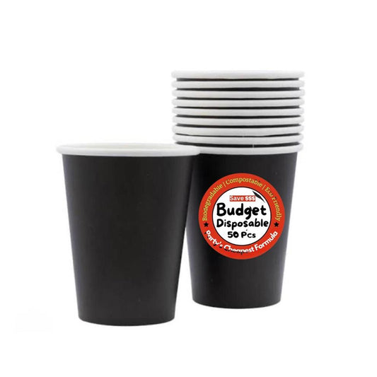 BUDGET DISPOSABLE 6OZ COFFEE CUP (50PCS) - $3.49 EA / CTN QTY: 20