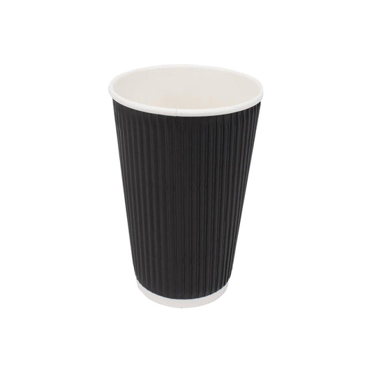8OZ COFFEE RIPPLED CUP (25PCS) - $2.75 EA / CTN QTY: 20