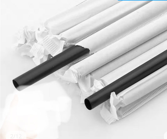 Wrapped PAPER STRAW REGULAR - 2000 pcs