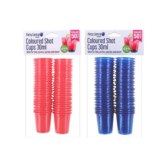 Drinkware Shot Cups 30ml 50PK - $1.20 EA / CTN QTY: 24