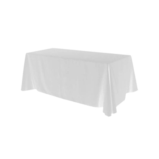 WHITE TABLE COVER - $15 EA / CTN QTY: 6
