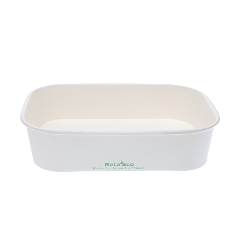 500ml Rectangular White Containers - 300PCS