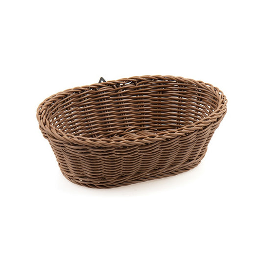 Bread Basket PP Woven Oval 25x17x8cm - $3.98 EA / CTN QTY: 12