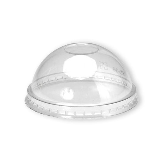 14OZ 98MM CLEAR PET DOME LIDS DIE-CUT HOLE-1000PCS (NP-D98)