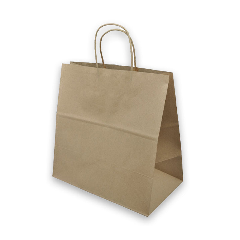 SMALL BROWN KRAFT TAKE AWAY BAG 110GSM - 250PCS