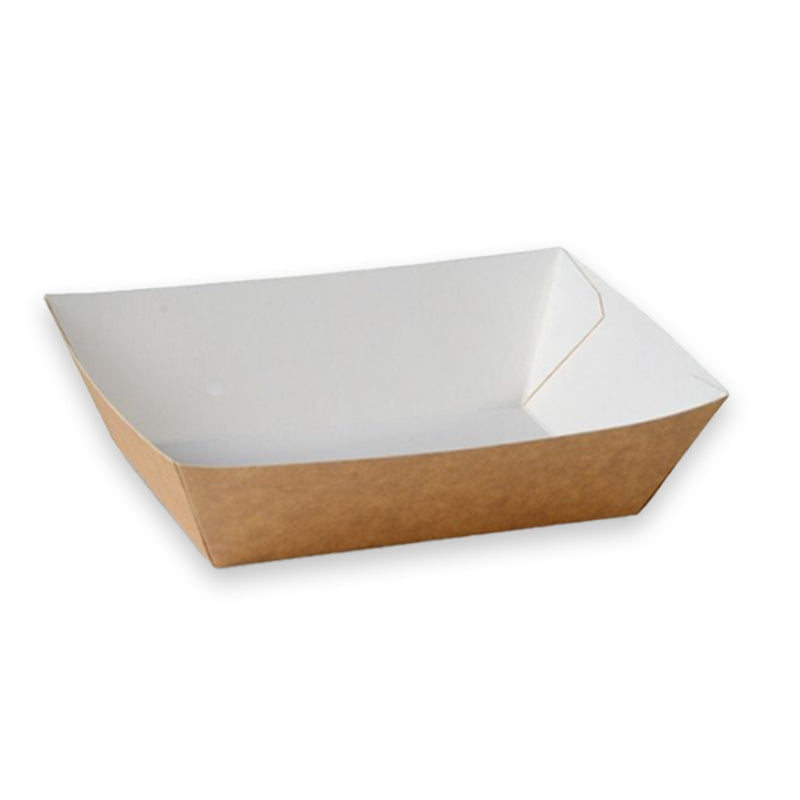 EX-LARGE TRAY/BROWN CARDBOARD - 200PCS